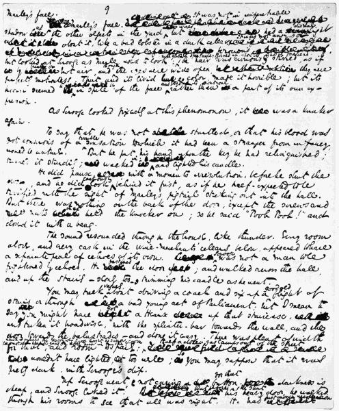 Original manuscript of page 9. Original manuscript of page 9.