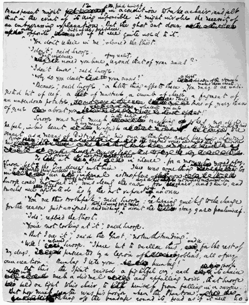 Original manuscript of Page 12. Original manuscript of Page 12.