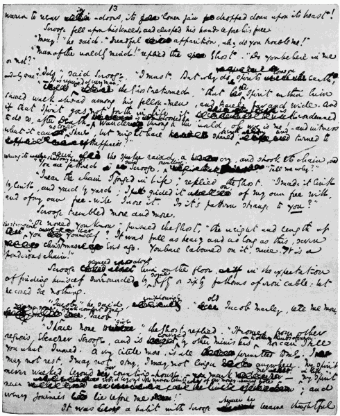 Original manuscript of Page 13. Original manuscript of Page 13.