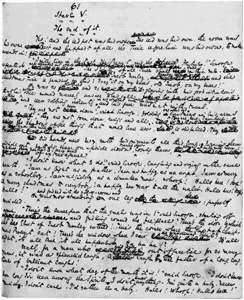 Original manuscript of Page 61. Original manuscript of Page 61.